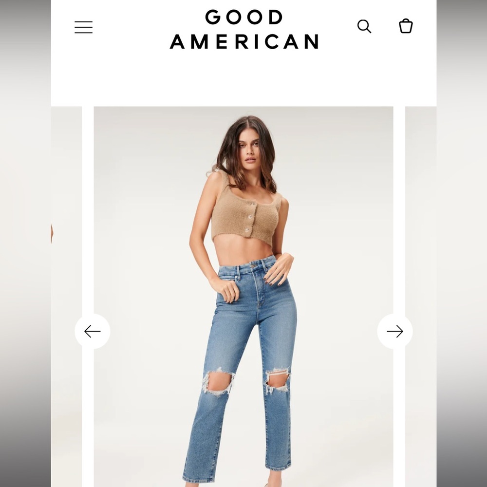 Good American Good Vintage Blue Jeans